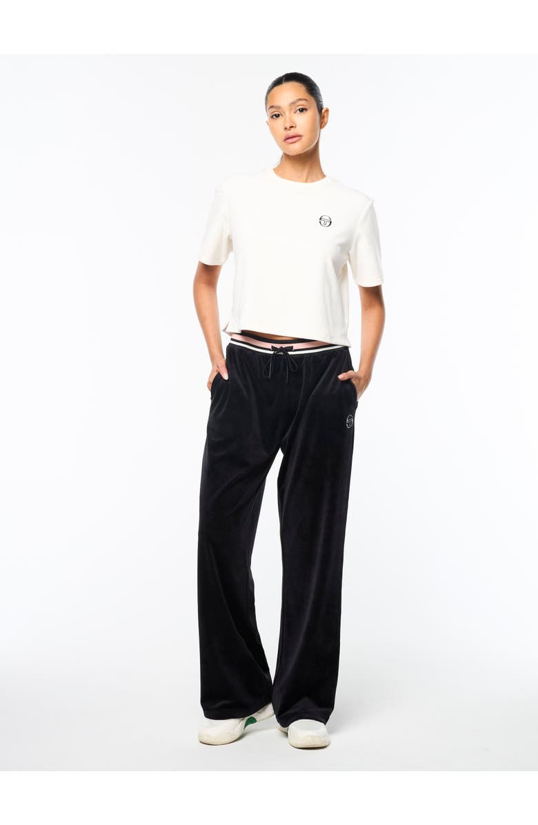 Sergio Tacchini Adele Velour T-Shirt, Alternate, color, Gardenia