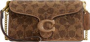 COACH Tabby 19 Crystal Signature Suede Leather Crossbody Bag