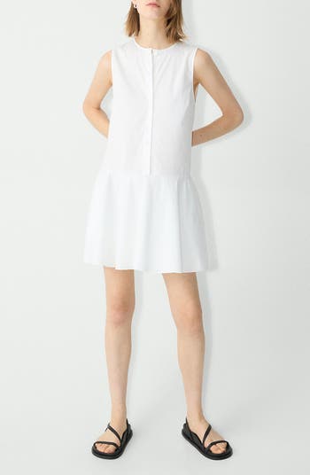 Sleeveless Drop Waist Minidress