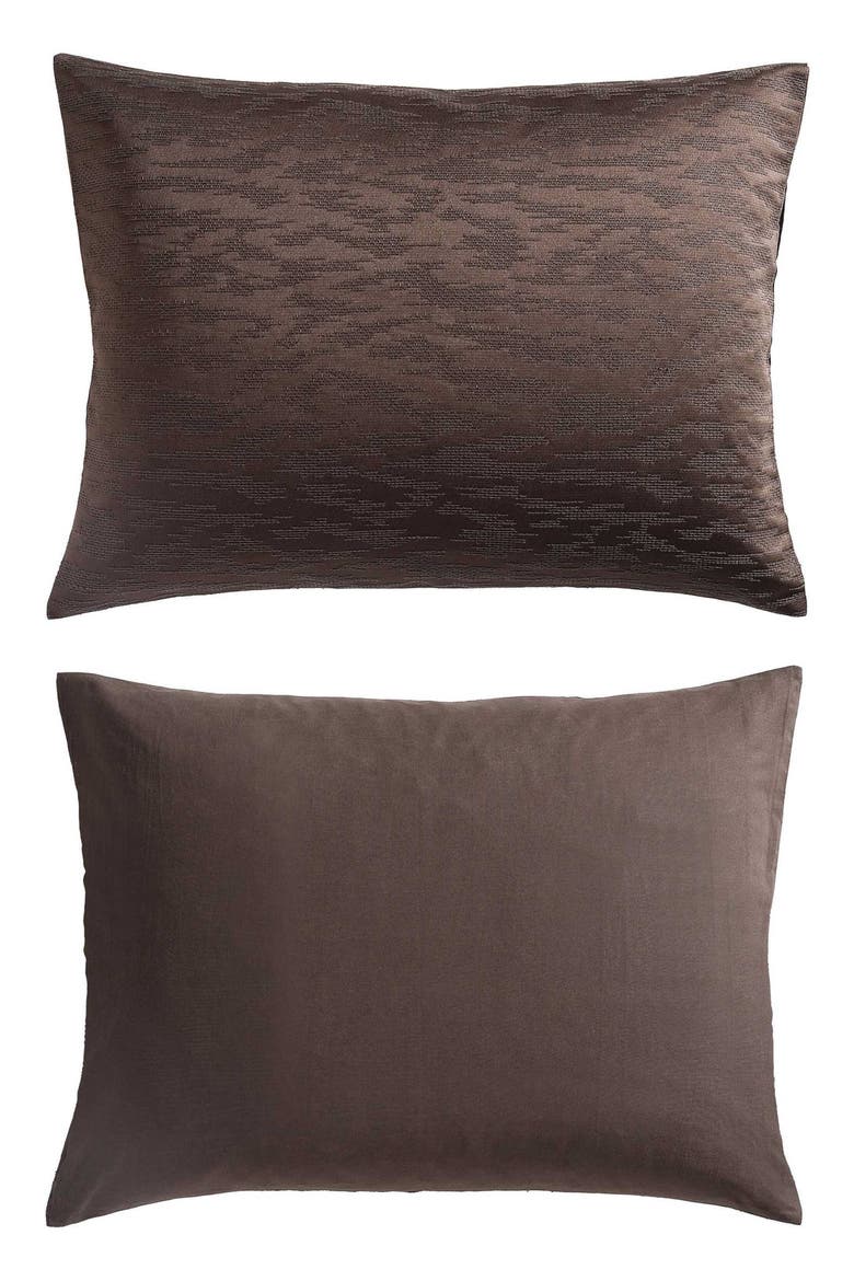 Illusion 3-Piece Comforter & Shams Set, Alternate, color, BITTERSWEET BROWN