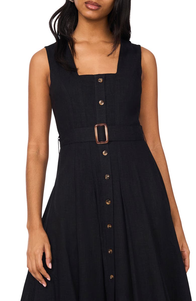 Halogen<sup>®</sup> Sleeveless A-Line Midi Dress, Alternate, color,