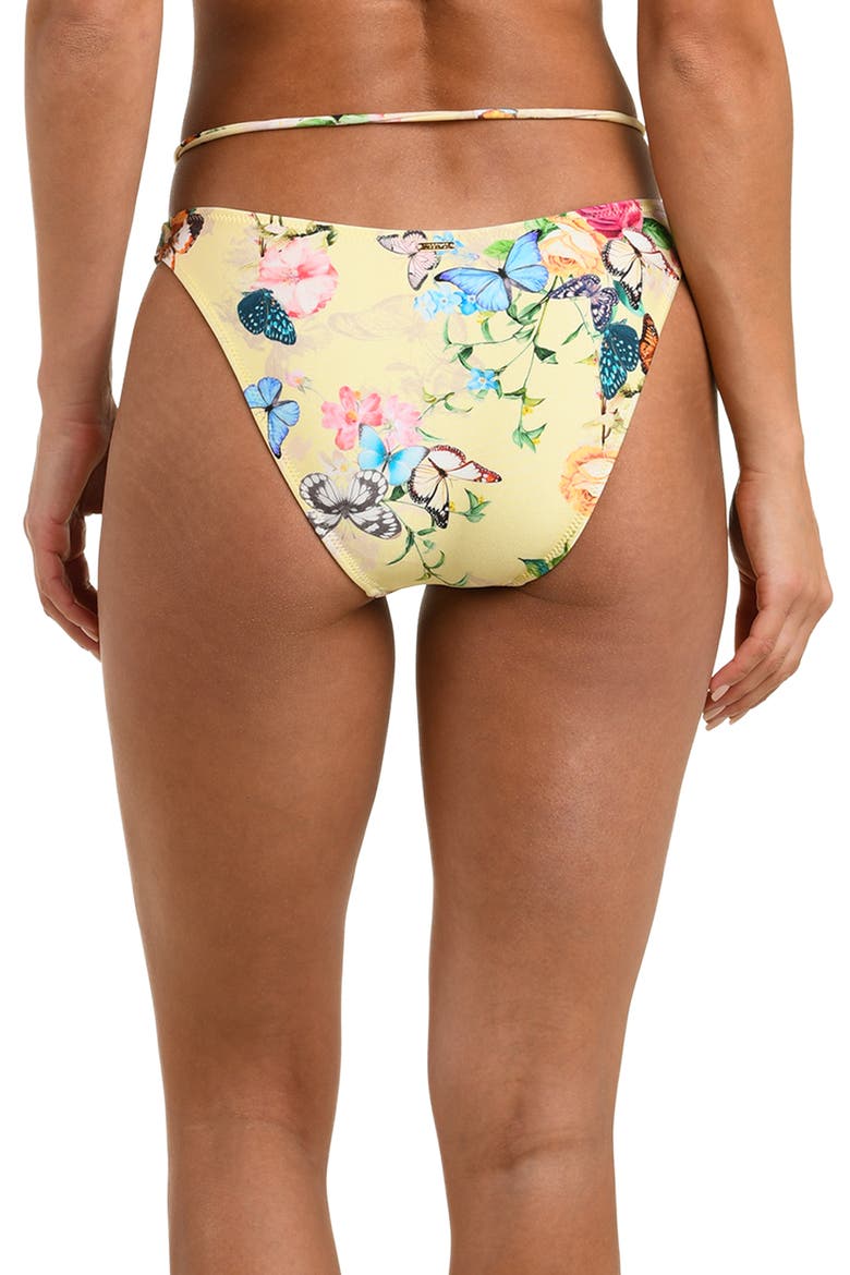 Jean Garden Butterfly Beaded Bikini Bottoms, Alternate, color, YELLOW MULTI