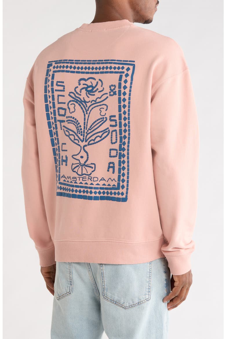 Amsterdam Cotton Graphic Sweatshirt, Alternate, color, DARK PINK