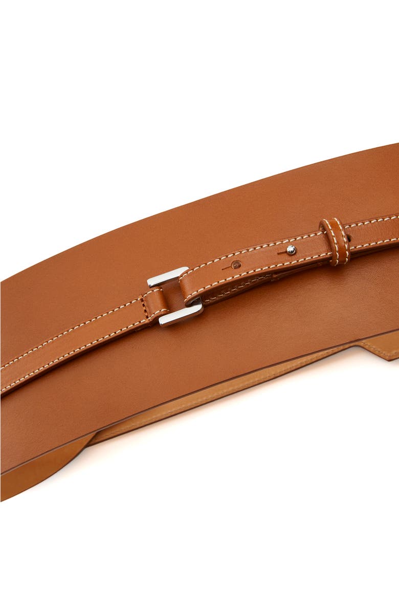 Lafayette 148 New York Leather Belt, Alternate, color, 