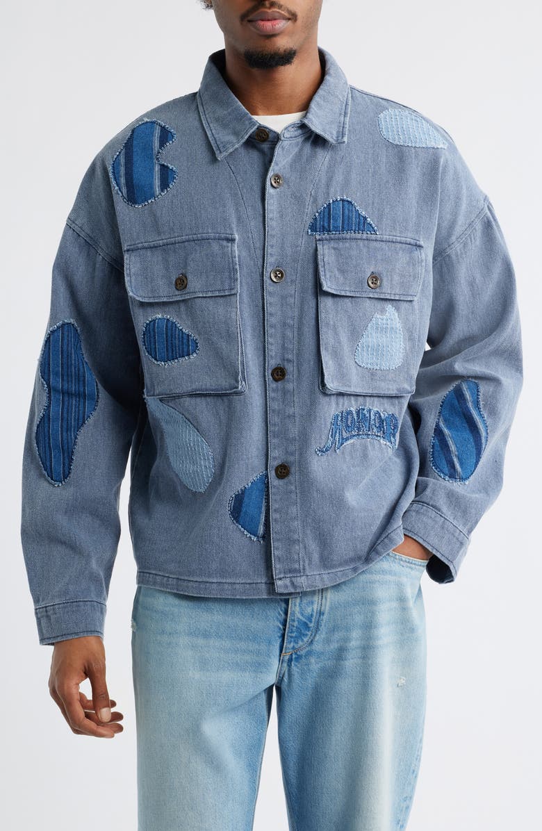 HONOR THE GIFT Motorhead Cover Overshirt, Alternate, color, Navy