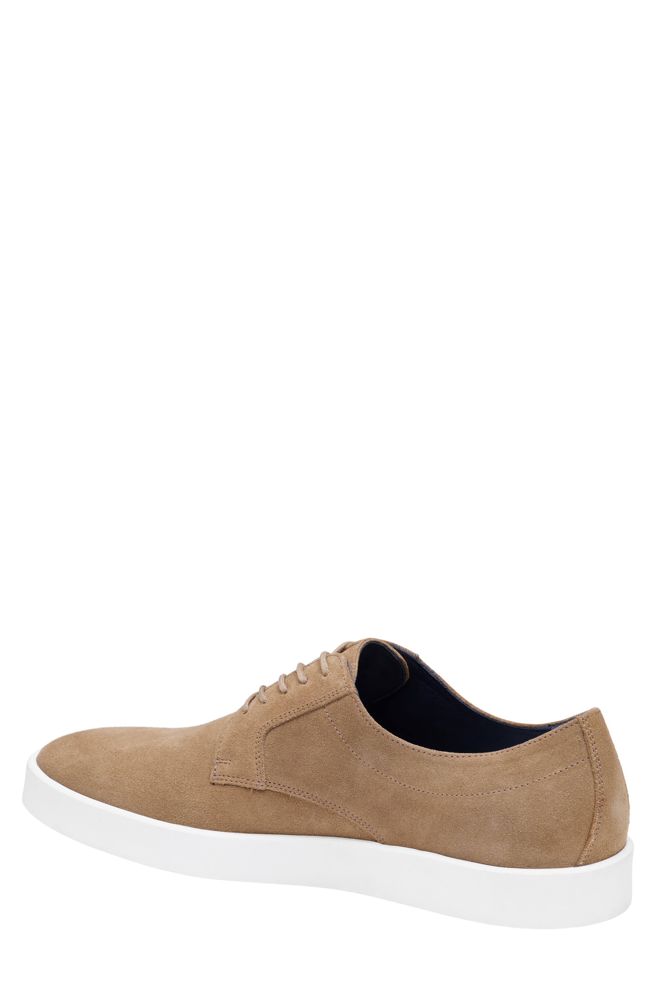 Johnston & Murphy Bolivar Plain Toe Derby, Alternate, color, Taupe Italian Suede