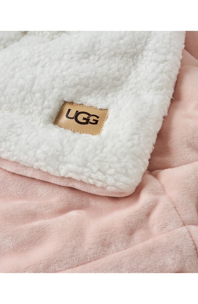 UGG<sup>®</sup> Avery Quilted Throw Blanket, Alternate, color, Himalayan Salt