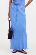 Madewell Drawstring Maxi Slip Skirt