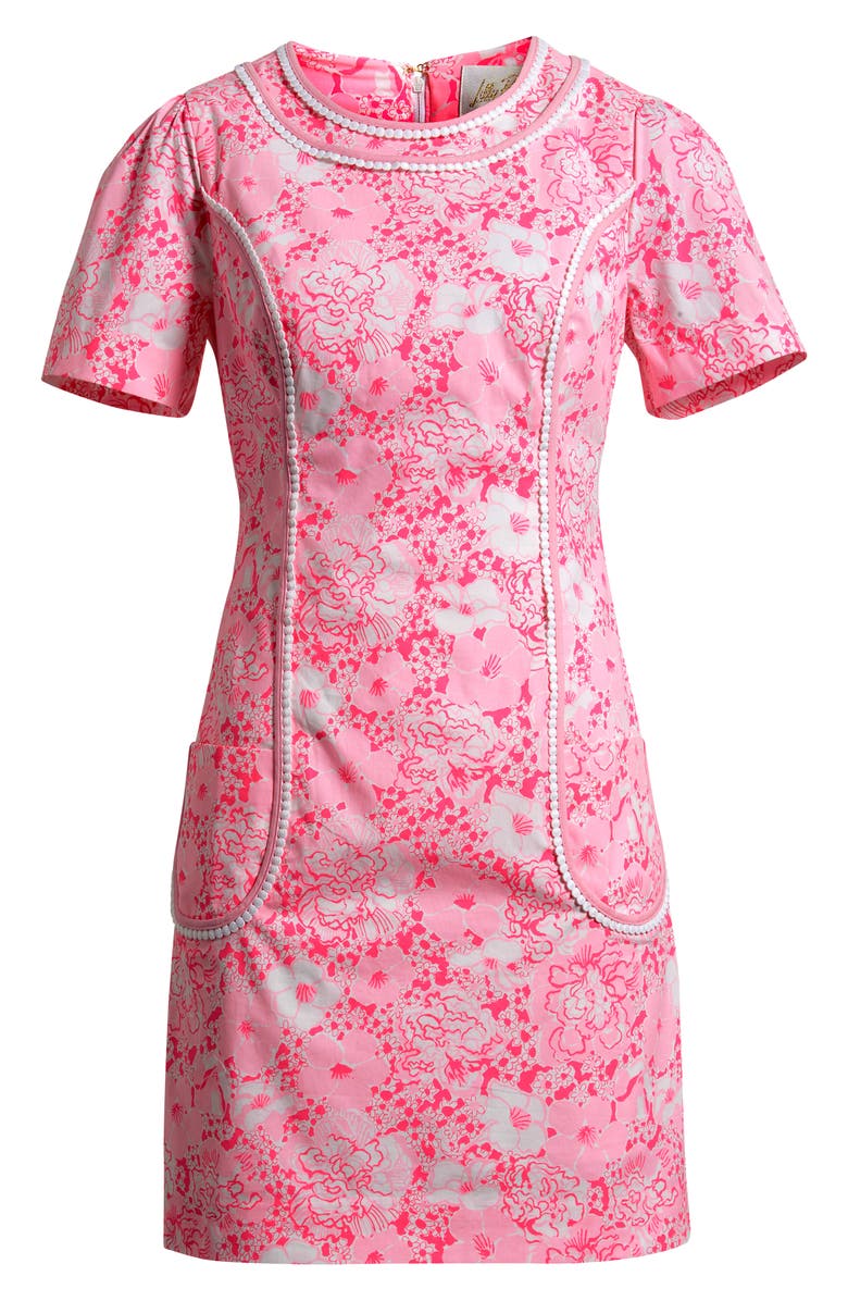 Lilly Pulitzer<sup>®</sup> Adetta Floral Print Sheath Dress, Alternate, color, Conch Shell Pink Burst Of Joy