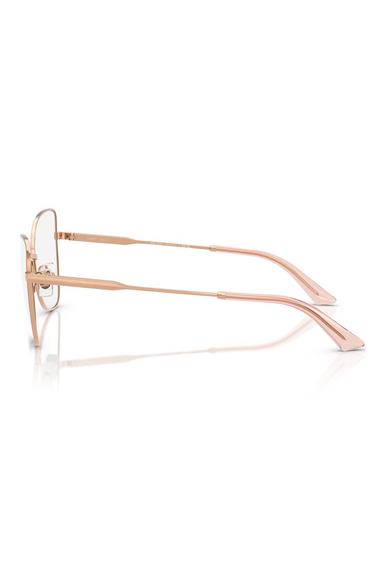 53MM JC2006 BUTTERFLY, Alternate, color, ROSE GOLD/ PINK / DEMO LENS