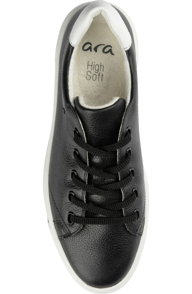 ara Crystal Platform Sneaker, Alternate, color, Black