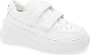 Acne Studios ロゴ Steffey U Friend スタッズ スニーカー Acne Studios - Velcro strap platform sneakers - Optic white