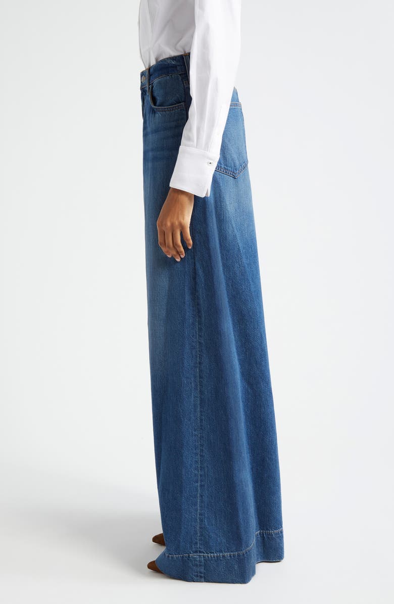 Veronica Beard Haizley High Waist Extra Wide Leg Jeans, Alternate, color, 