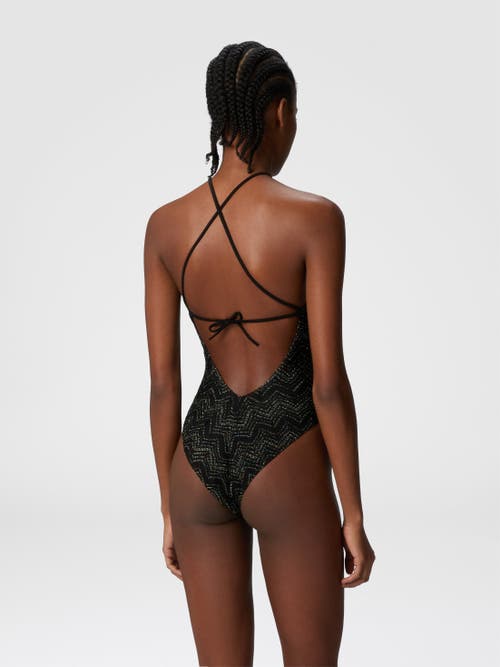 Missoni Beachwear In Black & Lamé