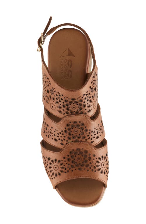 Spring Step Plasma Ankle Strap Sandal In Camel