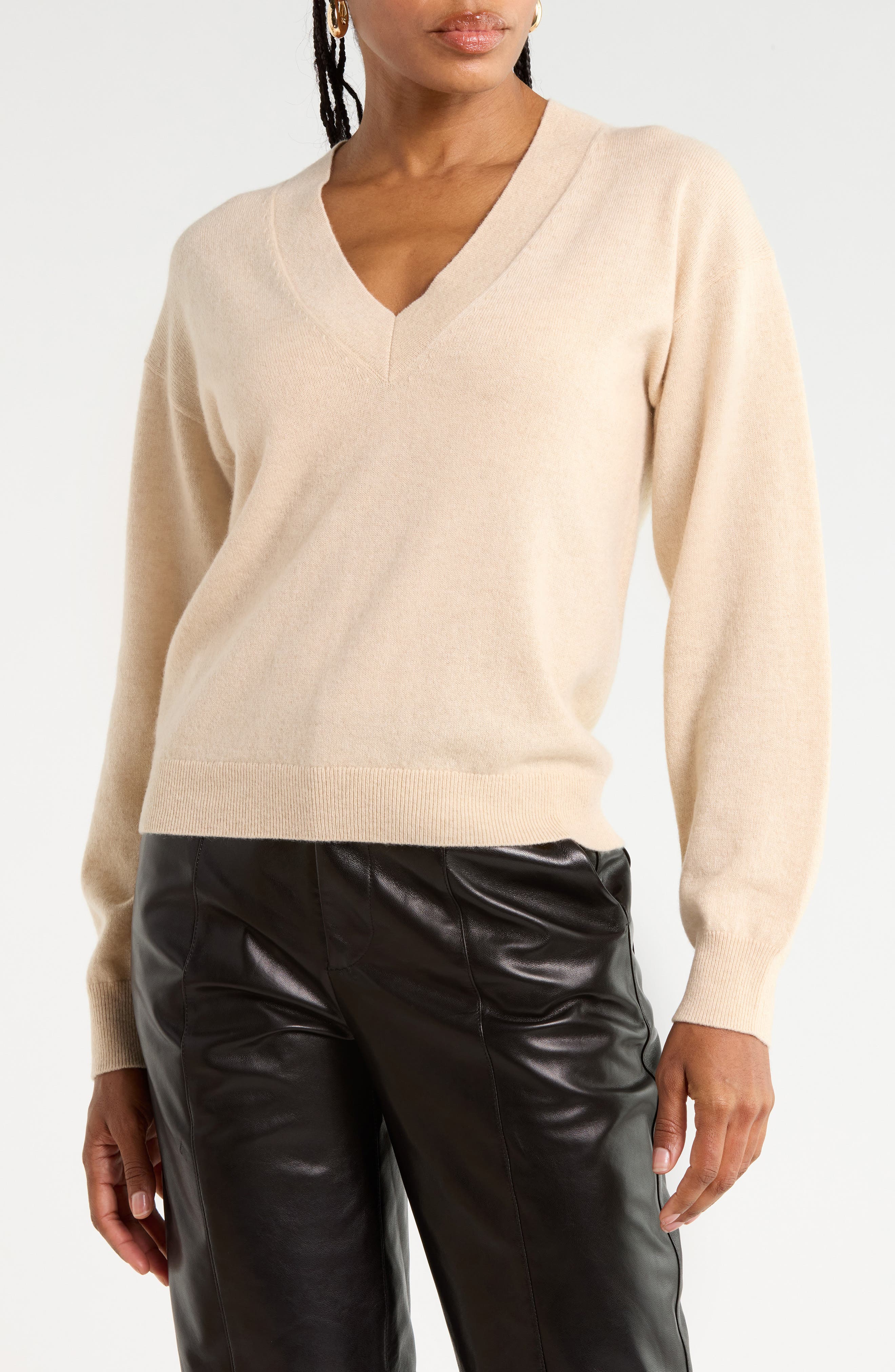 Ryla Cashmere V-Neck Sweater