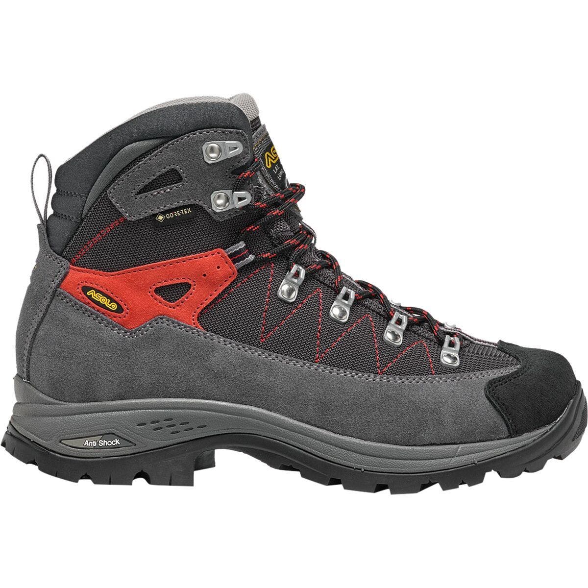 Asolo Finder Gv Hiking Boot - Women's, Main, color, Grey/Gunmetal/Poppy Red