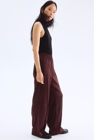 H&M Wide crease-detail pants