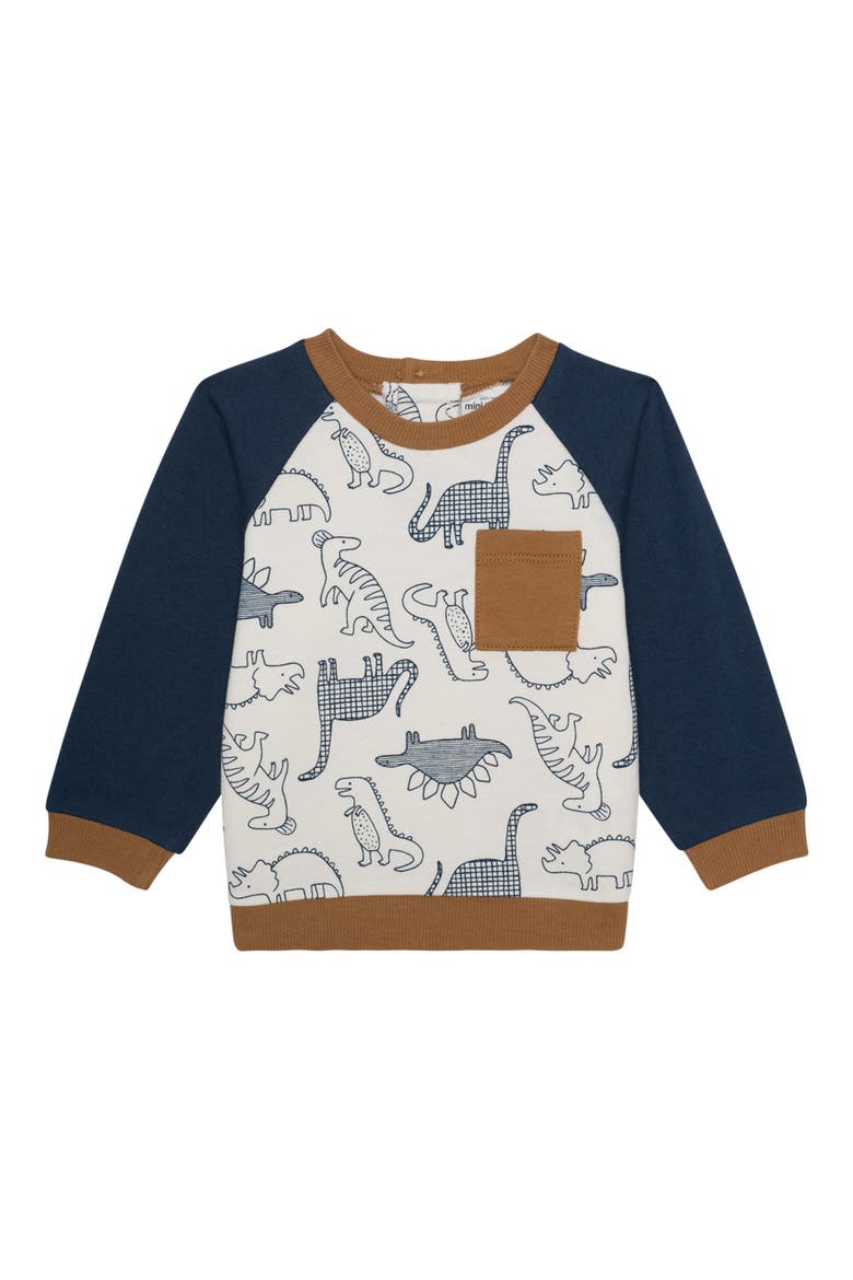 Sweatshirt, Joggers & Beanie Set, Alternate, color, NAV-DINO