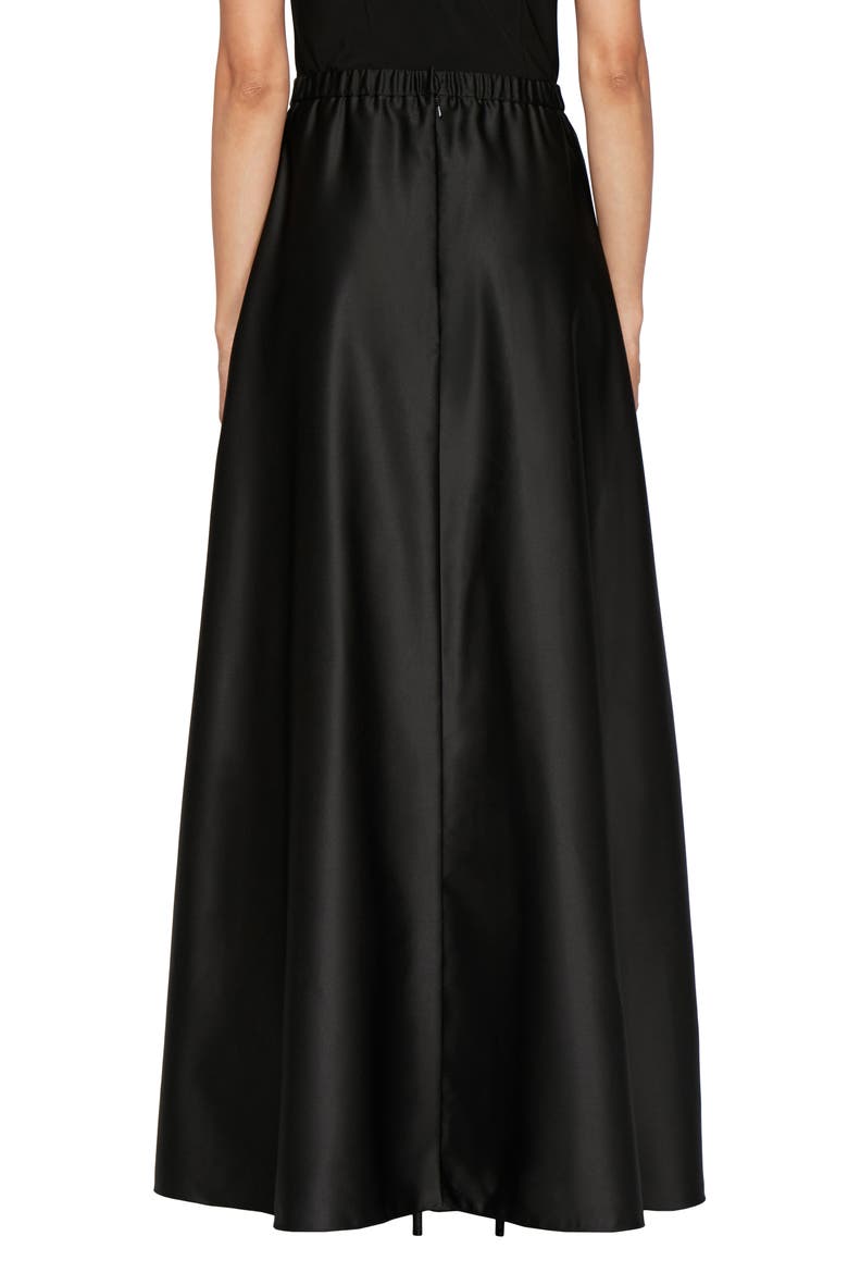 Satin Ball Skirt, Alternate, color, BLACK