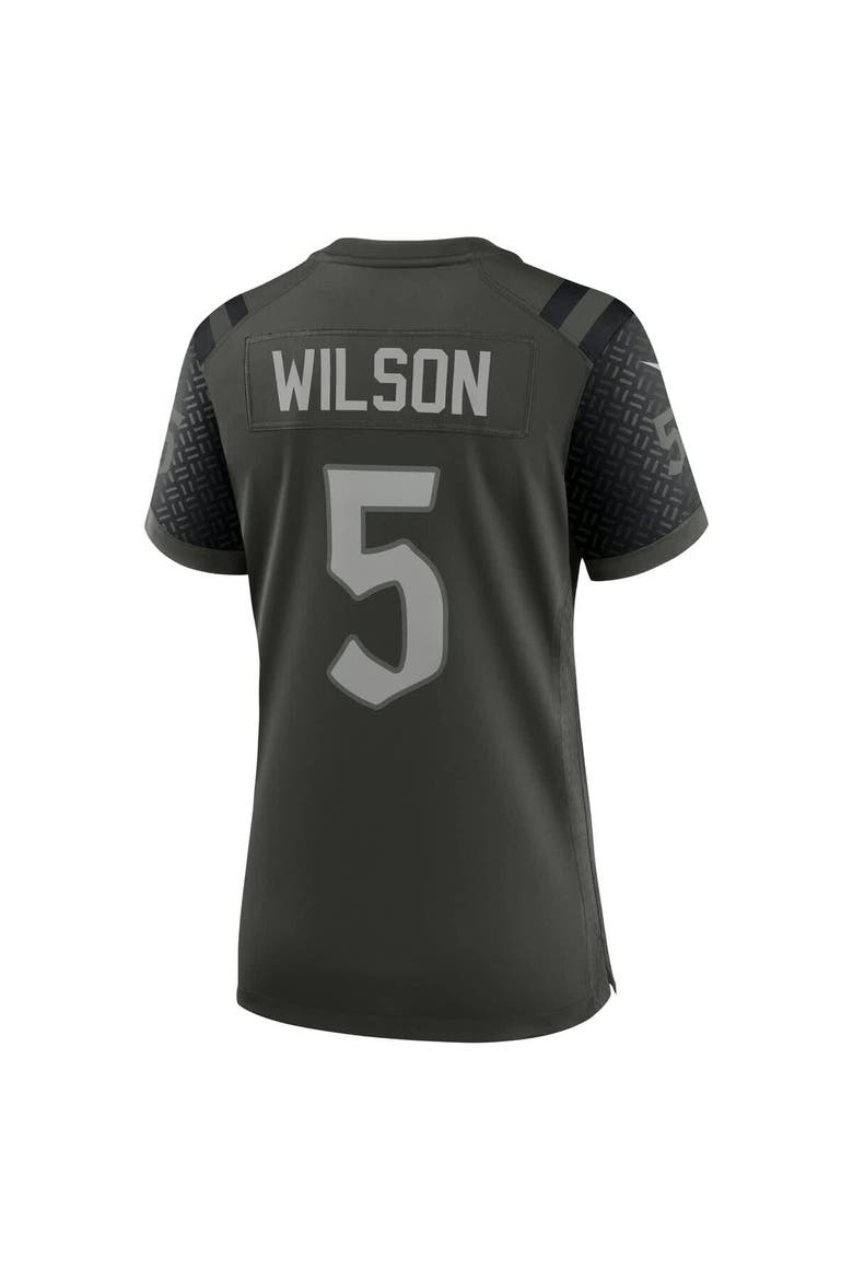 Women's Nike Garrett Wilson Gotham Green New York Jets 2025 Rivalries Collection Game Jersey, Alternate, color, Green