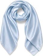 SILKSILKY Pure Silk Classic Elegant Square Scarf