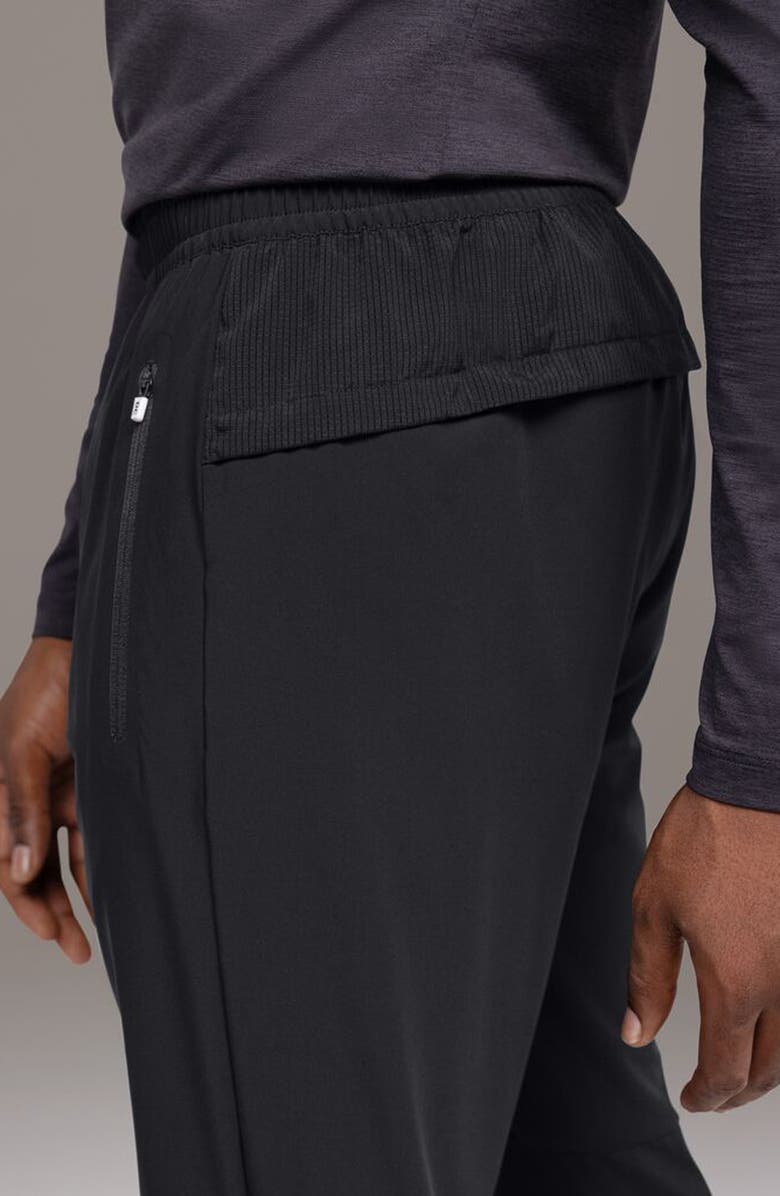 On Performance Track Pants, Alternate, color, Black