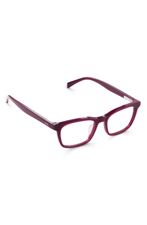 Eyebobs Brain Break 46mm Square Reading Glasses In Purple Raisin