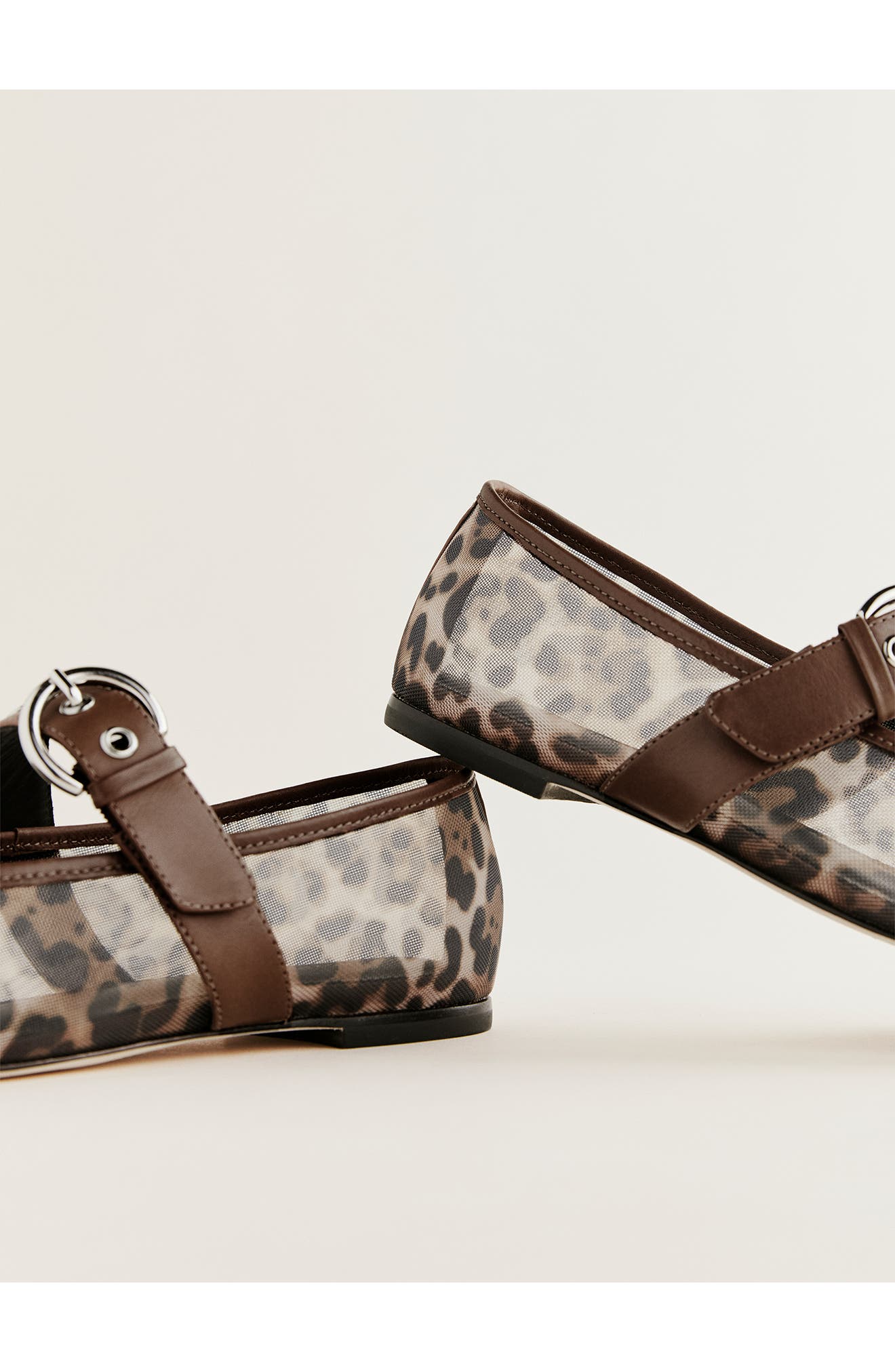 Bethany Ballet Flat, Alternate, color, LEOPARD MESH