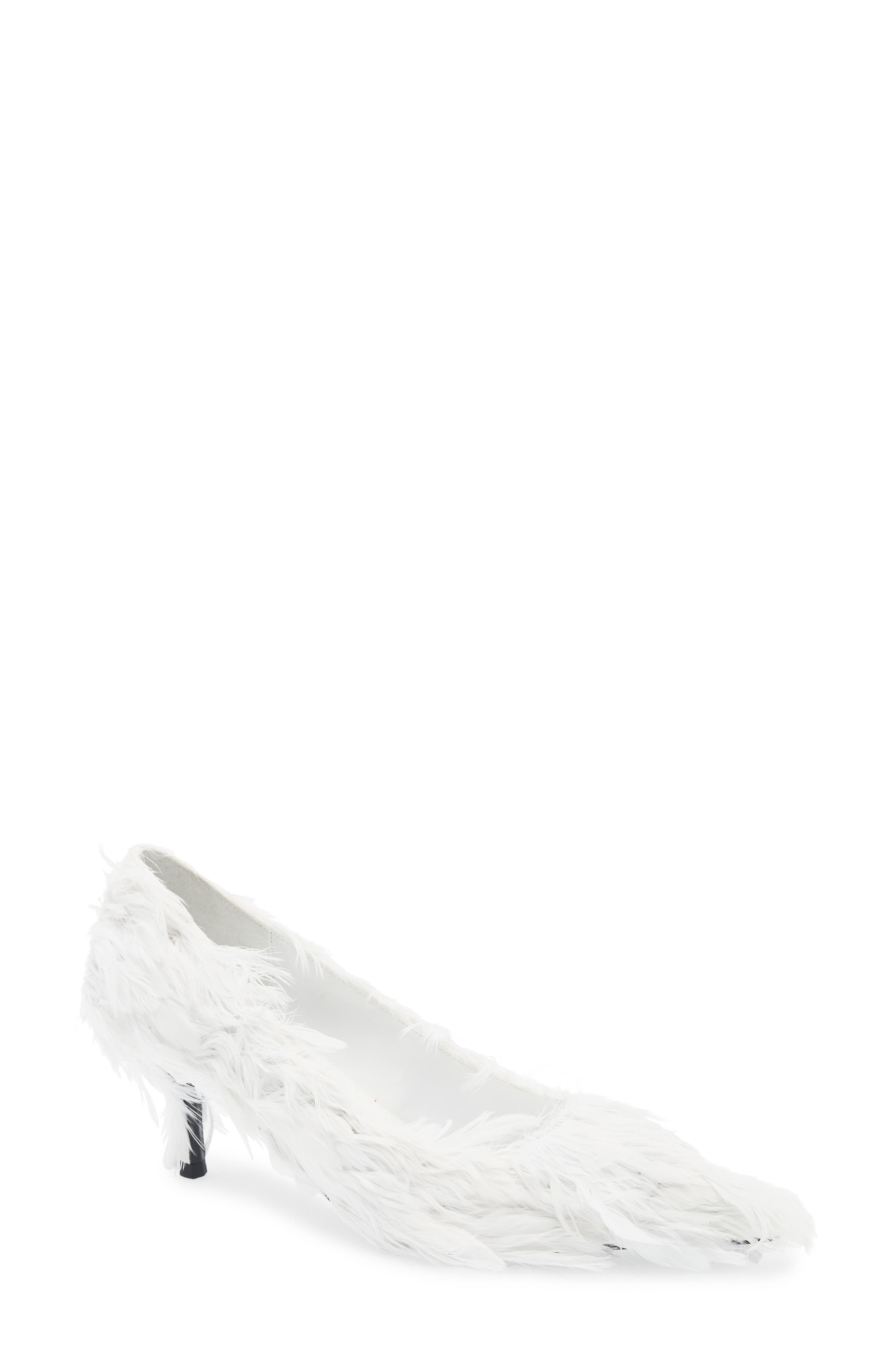 Nesting Pointed Toe Pump, Main, color, WHITE