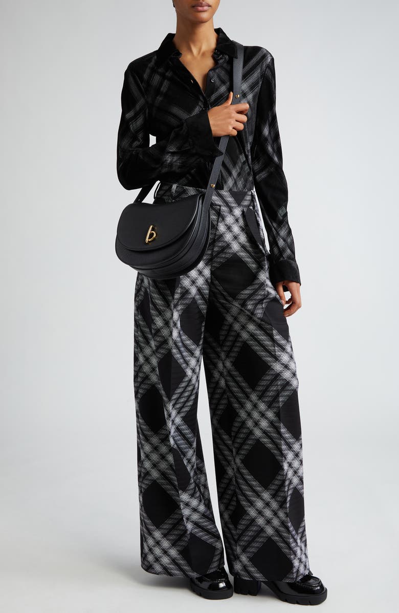 Burberry Small Rocking Horse Leather Shoulder Bag, Alternate, color,