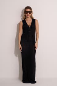 Gottex Beach Life Andy Crocheted Beach Dress Cover-Up