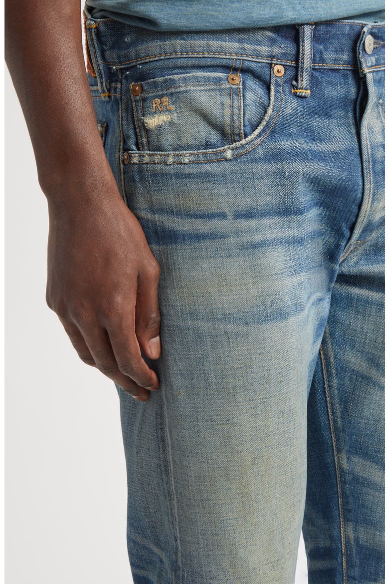 RRL Slim Fit Jeans, Alternate, color, RIDGWAY WASH