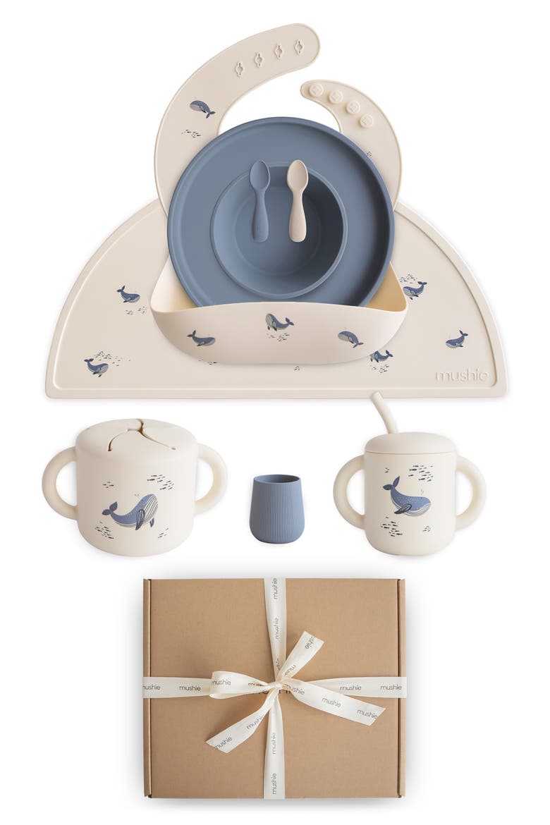 Deluxe Silicone Feeding Kit, Main, color, WHALES/ TRADEWINDS