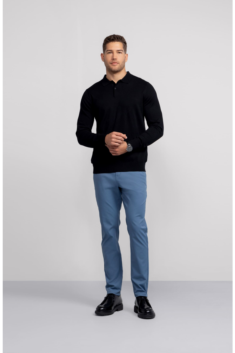 Legacy Polo Sweater, Alternate, color, Black