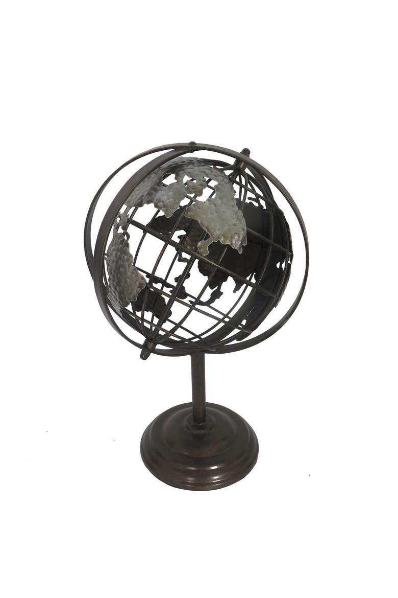 able Top Globe Accent, Main, color, Black