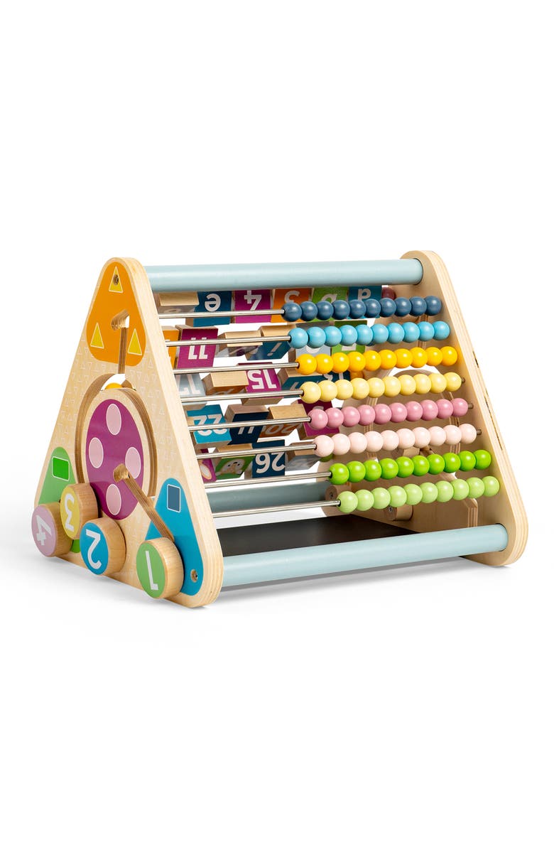 Bigjigs Toys FSC<sup>®</sup> Certified Triangular Activity Centre, Main, color, Multicoloured