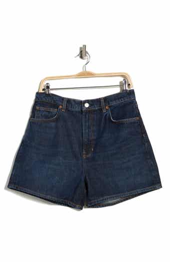 Reformation Saige High Waist Denim Shorts