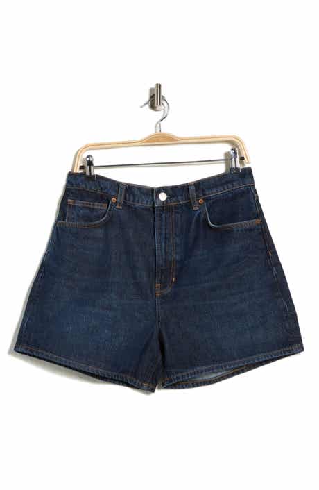 Reformation Saige High Waist Denim Shorts