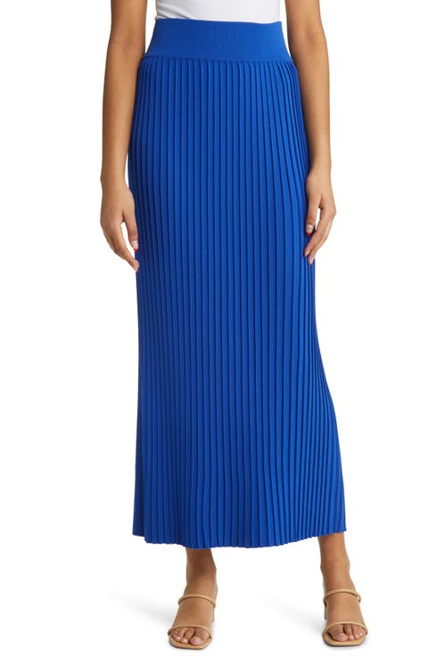 Ribbed Midi Skirt