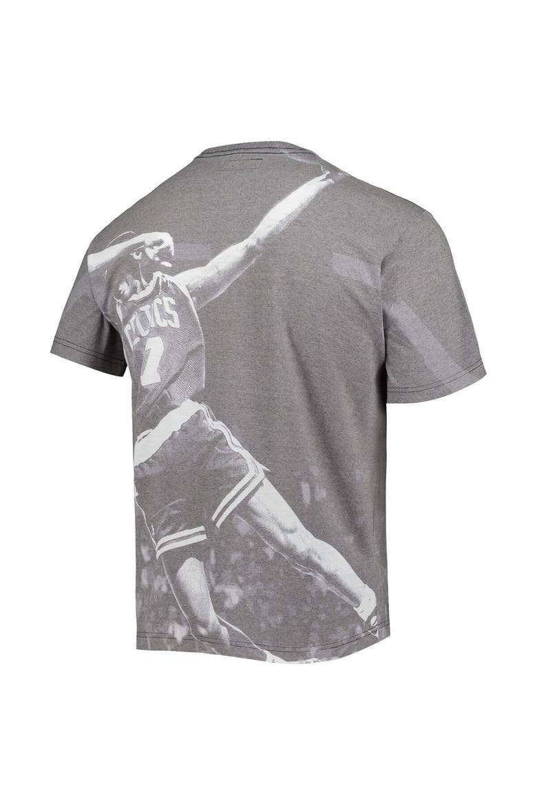 Men's Mitchell & Ness Dee Brown Heather Gray Boston Celtics Above The Rim T-Shirt, Alternate, color, Gray