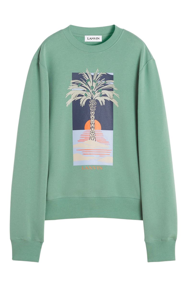 Lanvin PRINTED SWEATSHIRT, Alternate, color, 