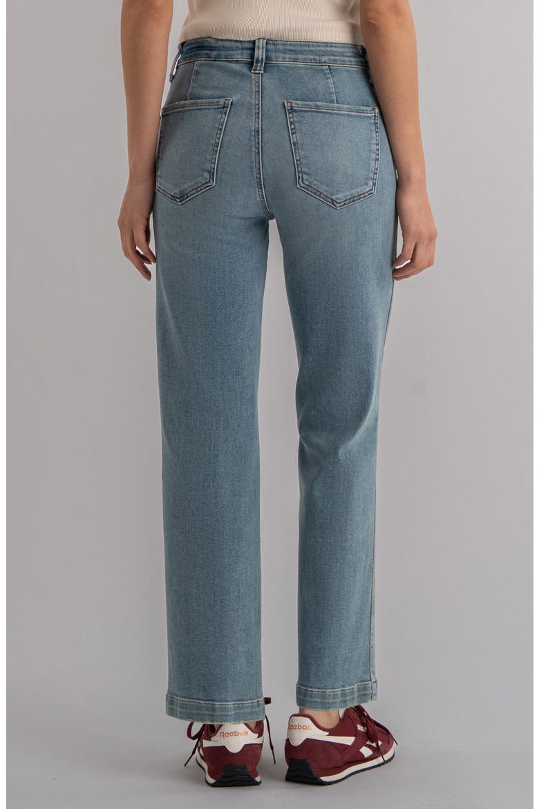 Pattie High Waist Straight Leg Jeans, Alternate, color, OUTSTANDING