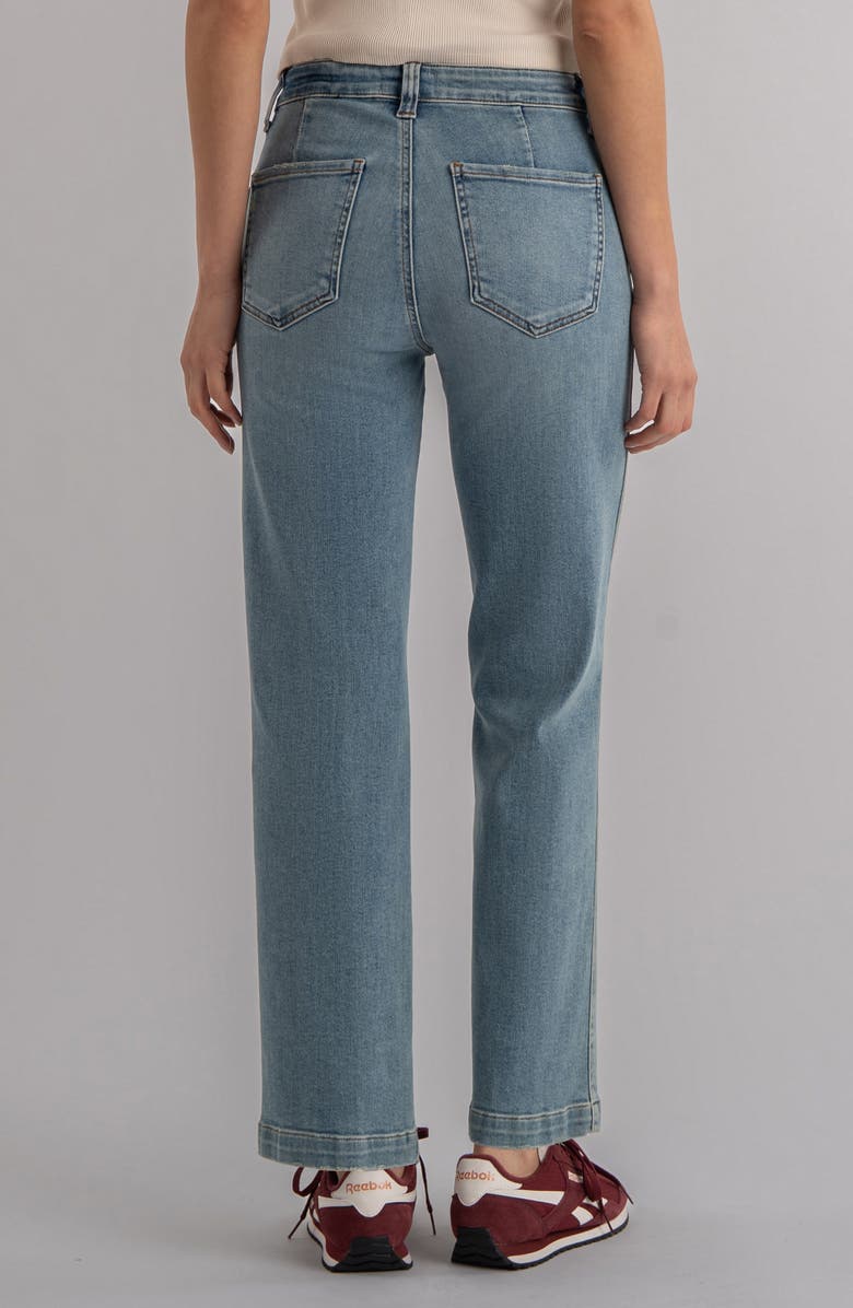 KUT from the Kloth Pattie High Waist Straight Leg Jeans, Alternate, color, Outstanding