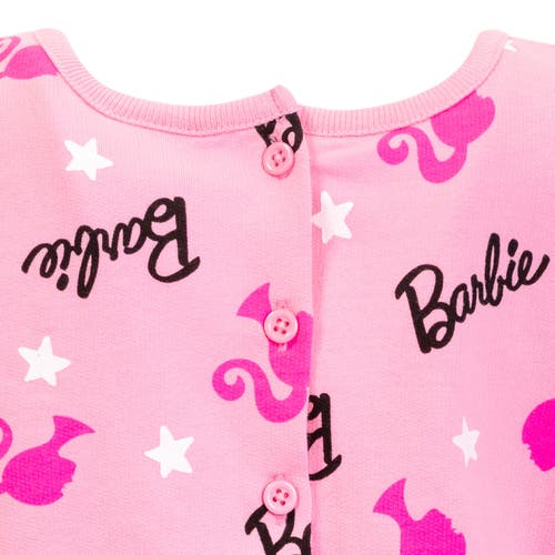 Barbie Sleeveless Skater Romper In Pink