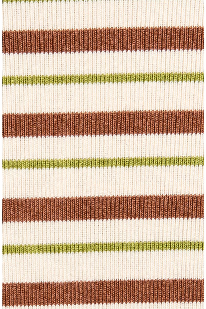 Stripe Cotton Polo, Alternate, color, NEUTRAL