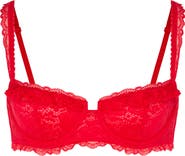 SAVAGE X FENTY Rose Lace Unlined Balconette Bra