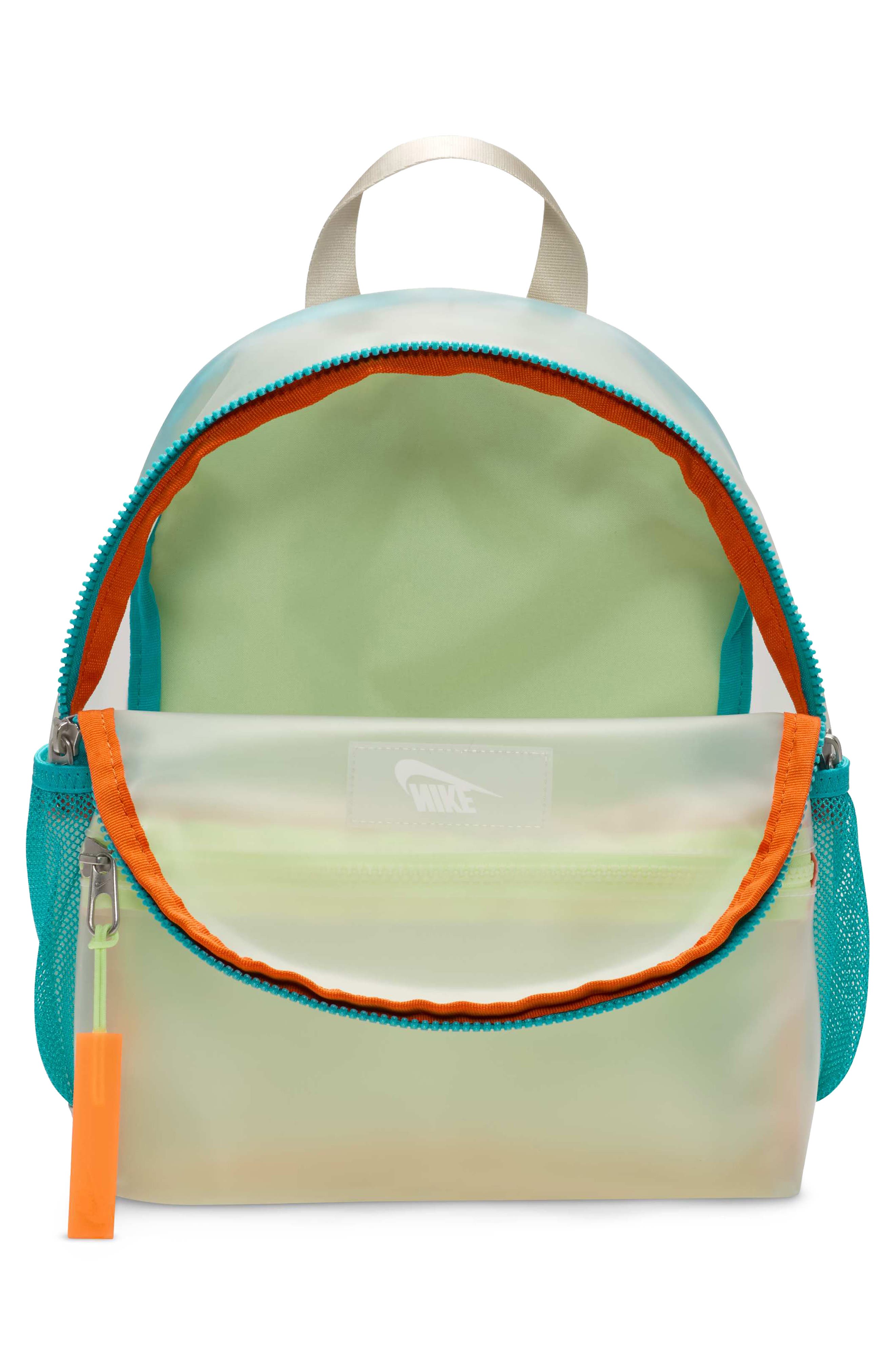 Nike Kids' Translucent Mini Backpack, Alternate, color, Clear/ Light Bone/ White