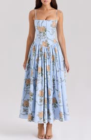 HOUSE OF CB Ysabella Floral Maxi Sundress