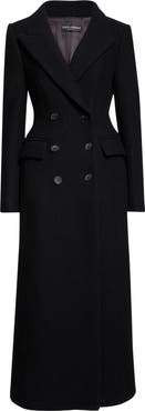 Dolce&Gabbana Double Breasted Virgin Wool Coat